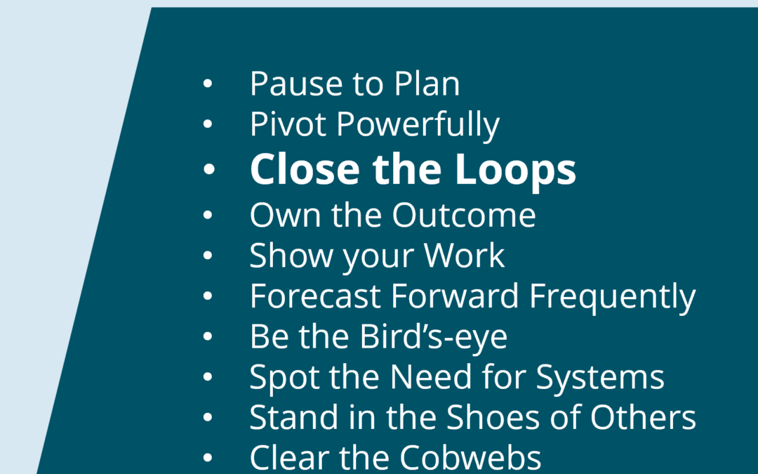 Introducing. . . Together Try-It #1: Close the Loops